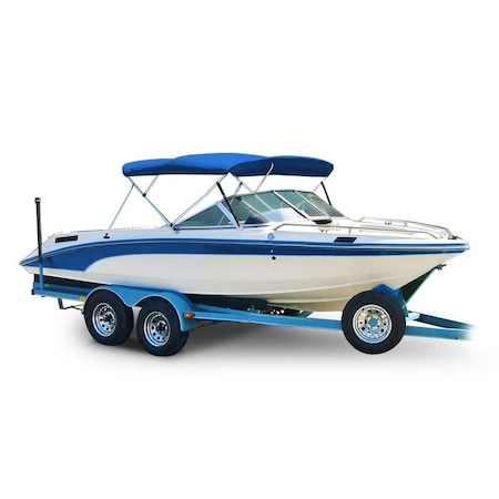 Eevelle Summerset Premium Bimini Top Kit w/ Hardware and Frame - Height 54in SS-543B96-RED